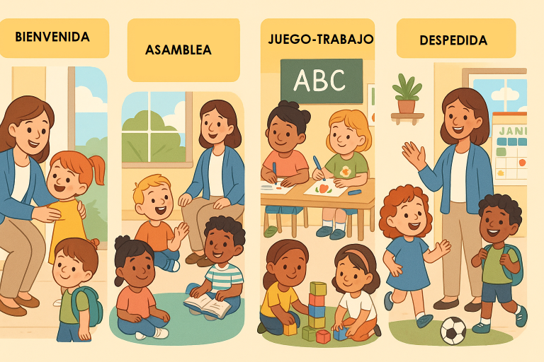 rutinas en preescolar